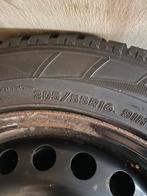 Winterbanden + stalen velgen, Auto-onderdelen, Banden en Velgen, Ophalen, Gebruikt, 16 inch, Banden en Velgen