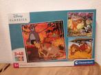 Clementoni puzzel: Disney Classics 3-in-1, Ophalen of Verzenden, 500 t/m 1500 stukjes, Nieuw, Legpuzzel