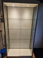 Professionele Vitrinekast Met Gelagerd glas!!, Ophalen, 50 tot 100 cm, Glas, 150 tot 200 cm