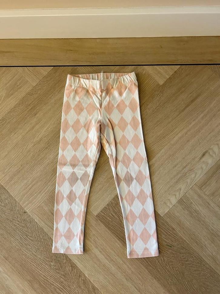 Legging / broekje van H&M met ruitjesprint, maat 110, Kinderen en Baby's, Kinderkleding | Maat 110, Zo goed als nieuw, Meisje