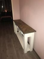 Stijlvolle sidetable, 100 tot 150 cm, Eikenhout, Ophalen of Verzenden, Zo goed als nieuw