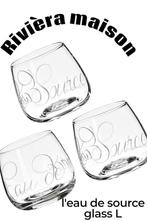 3 pcs rivièra maison l' eau de source glass L, Ophalen of Verzenden