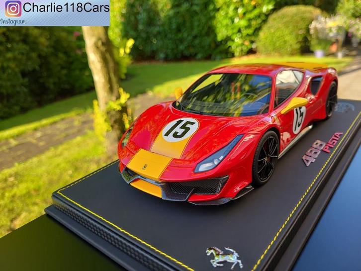 BBR 1/18 Ferrari 488 Pista nummer 48 van 48!, Hobby en Vrije tijd, Modelauto's | 1:18, Nieuw, Ophalen of Verzenden