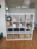 Ikea Kallax 4x4 - Wit - Zo goed als nieuw!, Ophalen, Met plank(en), Kunststof, 150 tot 200 cm