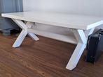 Salontafel hout wit, Huis en Inrichting, Tafels | Salontafels, Ophalen, Gebruikt, 100 tot 150 cm, 50 tot 100 cm