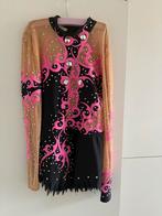 Ritmisch gym wedstrijdpakje handgemaakt, Kindermaat 146 t/m 176, Ophalen of Verzenden, Zo goed als nieuw, Turnpak(je)