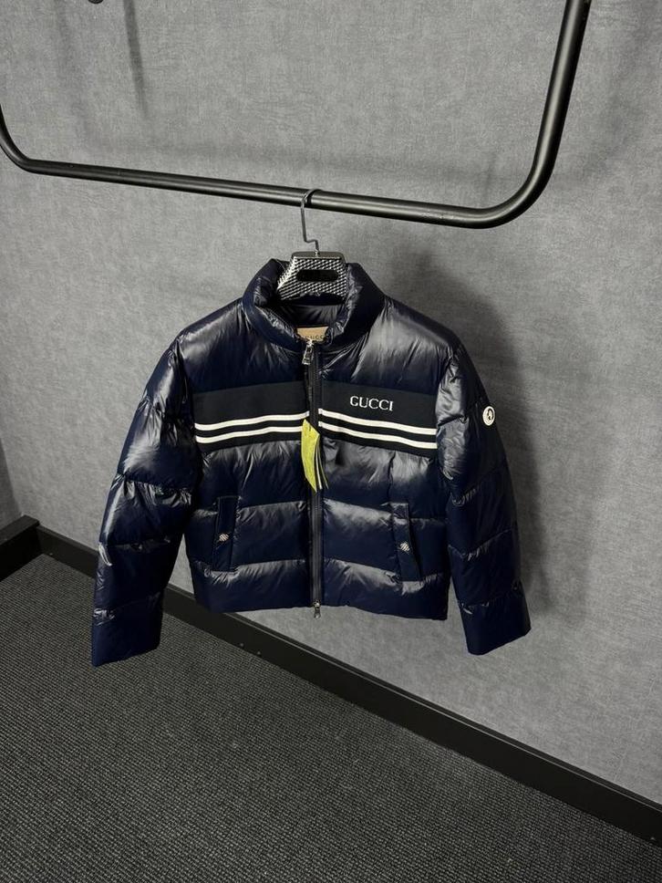 Gucci GG Canvas Puffer Dons Jacket Dark Blue, Kleding | Heren, Jassen | Winter, Nieuw, Blauw, Ophalen of Verzenden