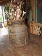 grote Nepalese Kruik/Houten kruik, Ophalen, Overige materialen, Gebruikt, Overige kleuren