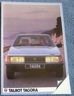 Talbot Tagora 1983 brochure, Verzenden, Zo goed als nieuw, Overige merken