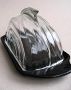 Art deco kaastolp Rotterdam met zwarte onderschotel, 1937, Ophalen of Verzenden