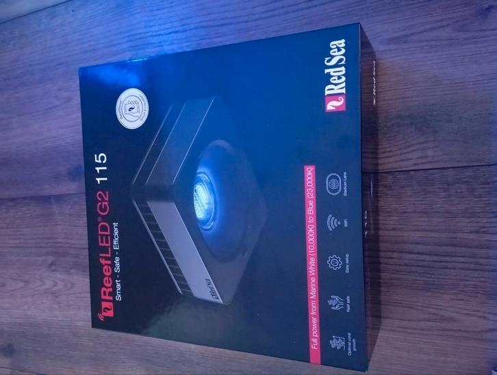 Red Sea Reefled g2 115, Visor en mounting arm., Dieren en Toebehoren, Vissen | Aquaria en Toebehoren, Zo goed als nieuw, Verlichting of Verwarming