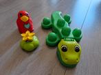 Lego Duplo Primo setje krokodil en papegaai, Ophalen of Verzenden, Zo goed als nieuw, Duplo