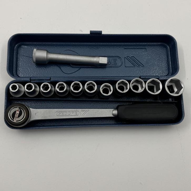 Gedore d19 hmu-2 dopsleutelset | Met garantie, Doe-het-zelf en Verbouw, Gereedschap | Handgereedschap, Nieuw, Ophalen of Verzenden