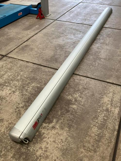 Fiamma F65l luifel camper, zilvergrijs, 455cm  gebruikt, Caravans en Kamperen, Caravan accessoires, Gebruikt, Ophalen