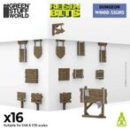 Wood-signs-1:48-1:35 12729 Wargames Diorama Dungeons, Spanje, Ophalen of Verzenden, GSW, Info@sceneryenzo.nl