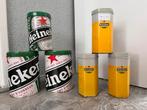 Diverse Heineken blikken, Verzamelen, Biermerken, Ophalen, Gebruikt, Heineken