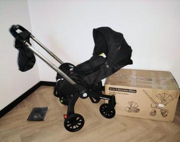 4 in 1 stroller autostoel + buggy 3 standen  beschikbaar voor biedingen
