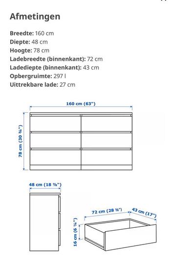 IKEA Malm Kast - Praktisch en Stijlvol - afbeelding 4