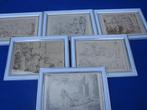 foto lijstjes 9 stuks incl. prentjes in 1 koop, Ophalen, Zo goed als nieuw