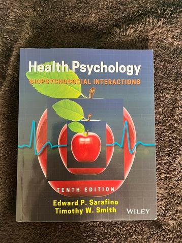Health Psychology - tenth edition 10e beschikbaar voor biedingen