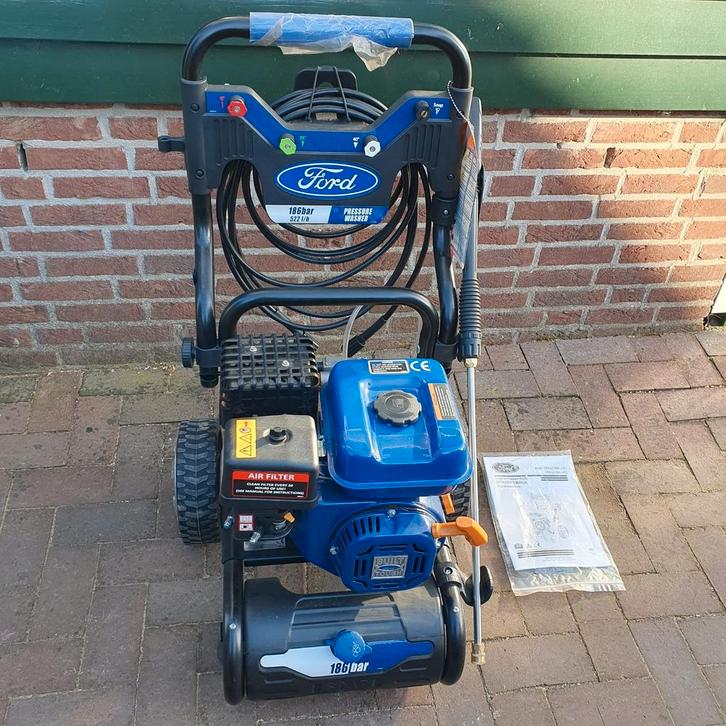 ford,benzine,hogedrukspuit,hogedrukreiniger,186 bar,NIEUW, Tuin en Terras, Hogedrukreinigers, Nieuw, Benzine, Ophalen of Verzenden