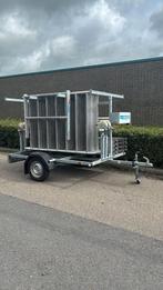 Als nieuwe Euroscaffold rolsteiger op aanhanger 10.2 wh, Doe-het-zelf en Verbouw, Steigers, Ophalen, Zo goed als nieuw, Rolsteiger of Kamersteiger