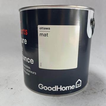GoodHome Ottawa Beige Taupe Allround Lak Verf 2.5L beschikbaar voor biedingen