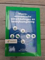 Boek: Macro economische ontwikkelingen en bedrijfsomgeving, Boeken, Studieboeken en Cursussen, Ophalen of Verzenden, Zo goed als nieuw