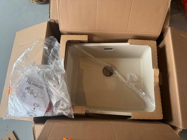 Spoelbak Franke maris MRG 210-52 coffee cream - Beschadigd, Huis en Inrichting, Keuken | Keukenelementen, Gebruikt, Minder dan 100 cm