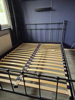 Tweepersoons bed,, Huis en Inrichting, Ophalen, Zwart, Tweepersoons, Zo goed als nieuw