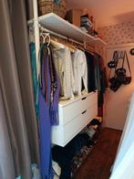 Ikea Stolmen/Elvarli Kast Systeem met Spiegel, Huis en Inrichting, Ophalen, 200 cm of meer, Zo goed als nieuw, Glas