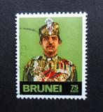 Brunei - Sultan Hassanal Bolkiah - 75Sen 1974, Postzegels en Munten, Postzegels | Azië, Ophalen of Verzenden, Gestempeld, Oost-Azië