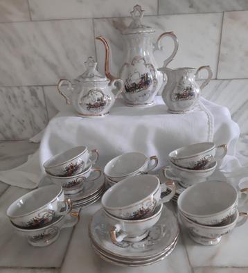Koffieservies - porselein beschikbaar voor biedingen
