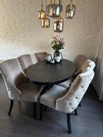 Velvet eetkamerstoelen, Ophalen, Zo goed als nieuw