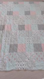 Groot 2 pers sprei pastel tinten, Huis en Inrichting, Slaapkamer | Beddengoed, Gebruikt, Overige kleuren, Overige typen, Tweepersoons