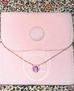 Lindasopal ketting, Sieraden, Tassen en Uiterlijk, Kettingen, Ophalen of Verzenden, Zo goed als nieuw, Roze, Goud