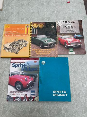 MG Midget & AH Sprite Boeken Collectie beschikbaar voor biedingen