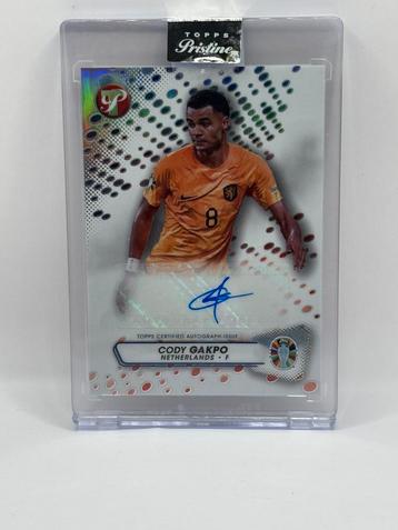 Cody Gakpo - Topps Pristine - auto - Nederland beschikbaar voor biedingen
