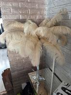 Mooie veren palm tafel lamp, Huis en Inrichting, Ophalen, Gebruikt, Metaal, Eric kusterstijl