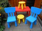 IKEA Mammut tafel, stoelen en krukken, Ophalen, Zo goed als nieuw, Tafel(s) en Stoel(en)