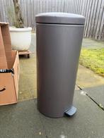 Brabantia Prullenbak - Zo goed als nieuw, Met pedaal, Ophalen of Verzenden, Zo goed als nieuw, Metaal