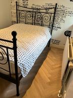 Zwart gietijzeren bed 140x200, Huis en Inrichting, Slaapkamer | Bedden, Ophalen, Gebruikt, Zwart, Tweepersoons