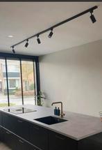 1-fase rails set met 3 spots - ongebruikt - Zwart, Ophalen, Metaal of Aluminium, Nieuw, Led