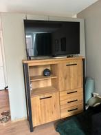 Dressoir kast massief, Ophalen of Verzenden, 25 tot 50 cm, Eikenhout, 100 tot 150 cm