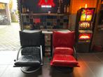 Rolf Benz Torino Draaifauteuils - Set van Twee, Ophalen, Gebruikt, Twee, Leer