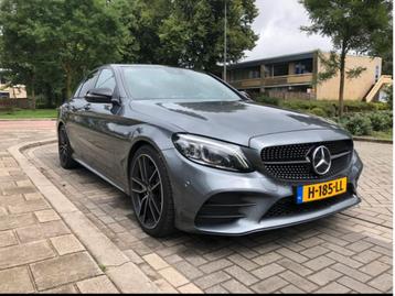 Mercedes C-Klasse C180 156pk 9G-TRONIC 2020 Grijs panorama 