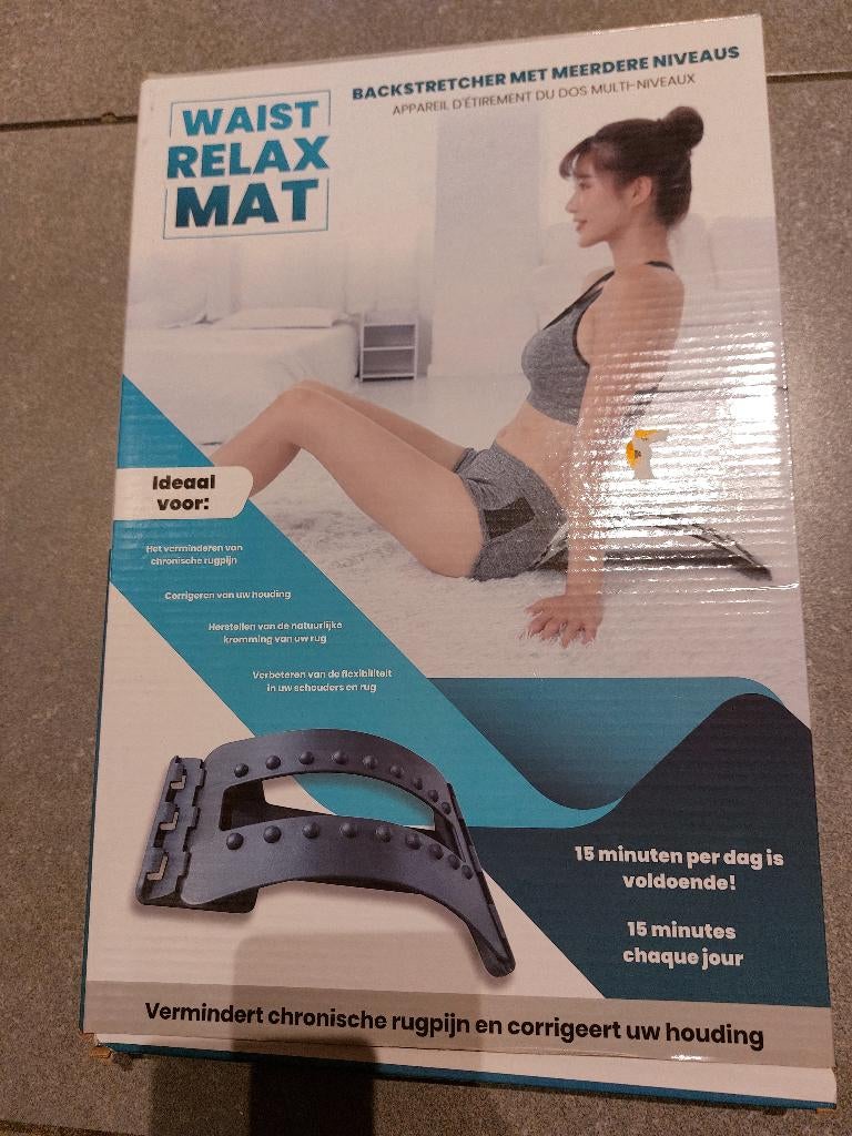 Yoga - Backstretcher - Waist Relax Mat       µ1d, Sport en Fitness, Ophalen, Nieuw, Yogamat