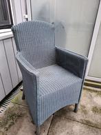 chair, Ophalen, Gebruikt, Blauw, Riet of Rotan