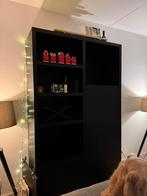 Goossens Barcelona vakkenkast, Huis en Inrichting, Kasten | Kledingkasten, Ophalen, 100 tot 150 cm, 200 cm of meer, Eikenhout