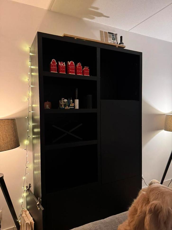 Goossens Barcelona vakkenkast, Huis en Inrichting, Kasten | Kledingkasten, Gebruikt, 200 cm of meer, 100 tot 150 cm, 25 tot 50 cm